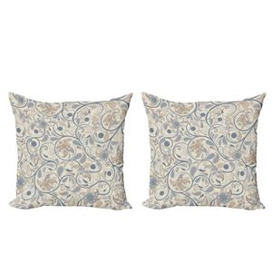 💙 Pillow Slip Covers Floral 18x18 Set of 2 NEW